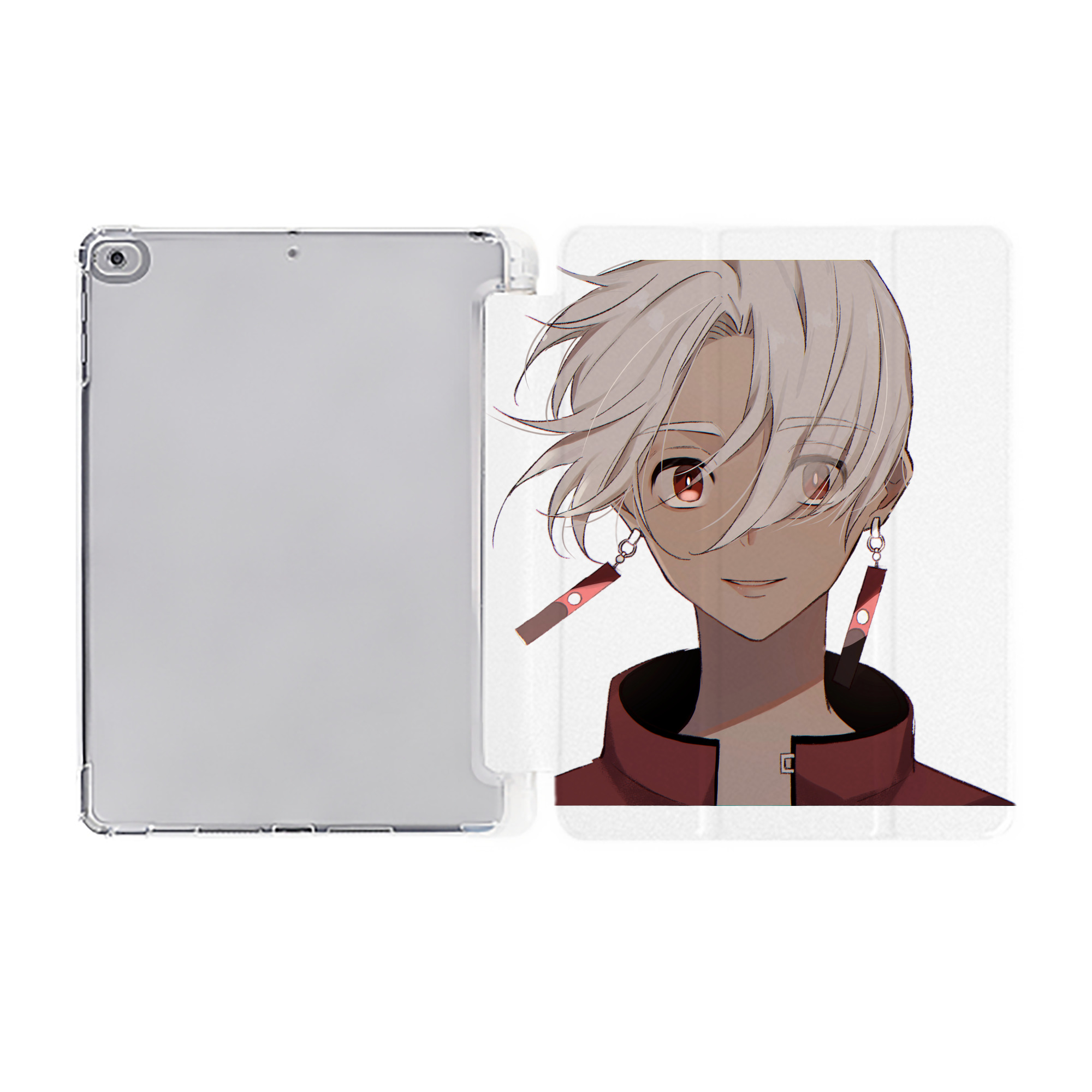 （画像用） 東京リベンジャーズ Tokyo Revengers IPad ケース ペン収納付き 三つ折りスタンド PUレザー×シリコン 対応機種9.5/10.5/10.9インチ